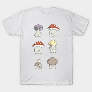 Kawaii Mushrooms T-Shirt